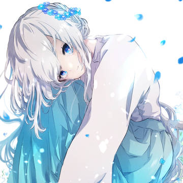 ネモフィラと少女