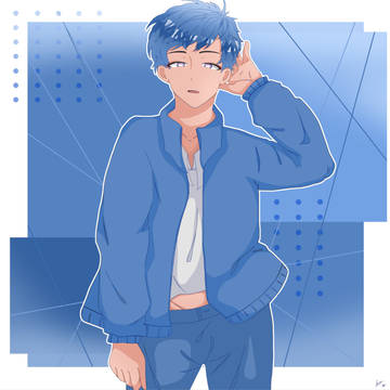 Blue