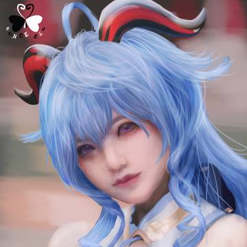 甘雨さんをマルチタスクで描いてみました