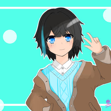 黒髪ちゃん