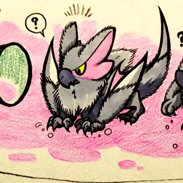 なるにゃんが春を描いてくれた