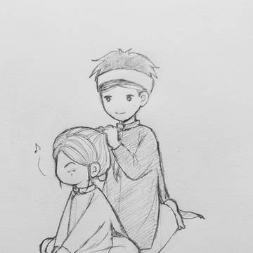 髪結び