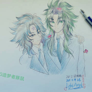 聖闘士星矢　お絵描きリレー