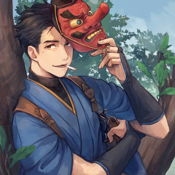 天狗の一服