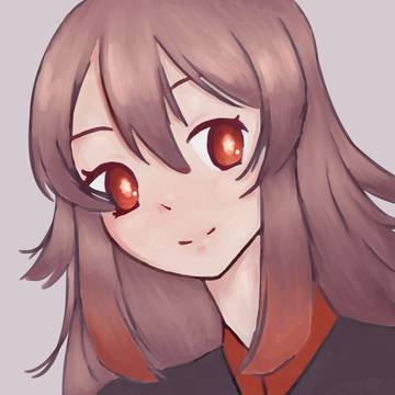 胡桃 hair down