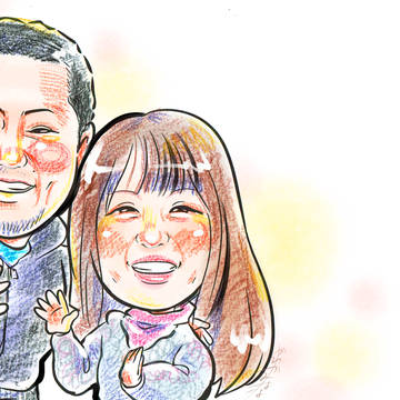 アナログ似顔絵