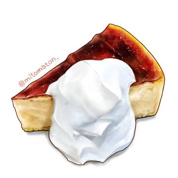 バスク風チーズケーキ