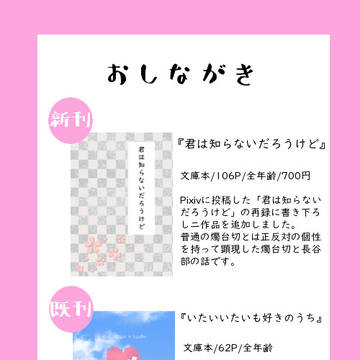 【3/6　PUSH01】おしながき