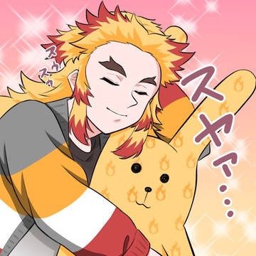 クラフトホリックさんコラボの煉獄さんを見た猗窩座の反応