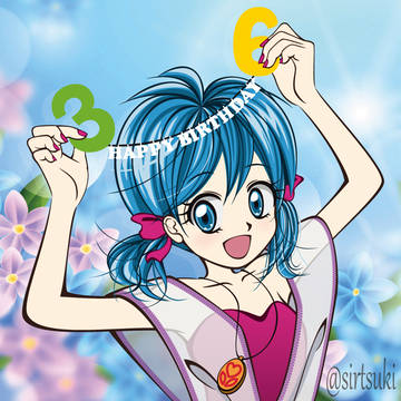 #2021年3月6日ミモリの誕生日イラスト描いたよ