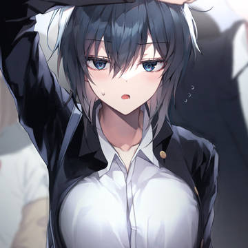 「 すまんな... 朝の電車の中は人が多いから。」