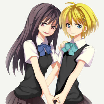 女子高生と男子高生