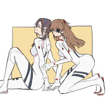 アスカとマリらくがき