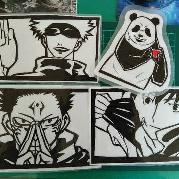 呪術廻戦切り絵