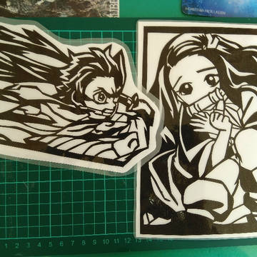 鬼滅の刃切り絵