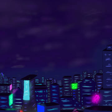 夜の提灯