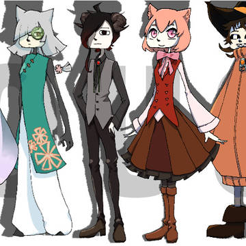 身内をキャラクターデザインしてみた