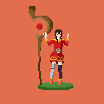 Megumin pixel art
