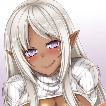 褐色エロフちゃんのずりずりパイズリ