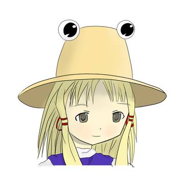 最初の諏訪子の絵