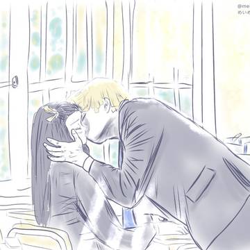 小説『約束のキス』の挿絵