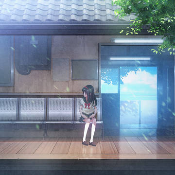 駅で待ちます・・