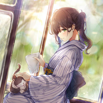 「雨、やみましたね。」