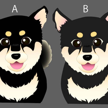 ご依頼で黒柴わんこのLINEアイコン作りました🐕