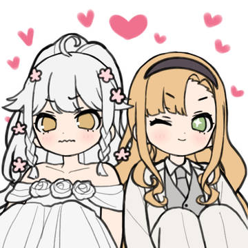 画像メーカー Picrew で作ったシルヴァとソーン