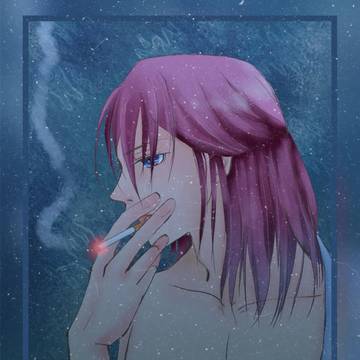 服部耀(喫煙絵)