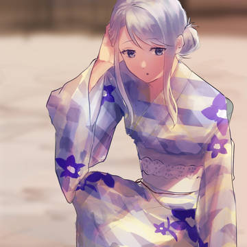狭霧の浴衣すごく好き