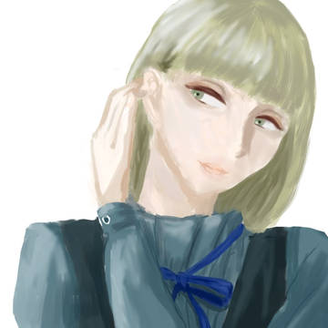 ルーク先輩を名画風にしてみた