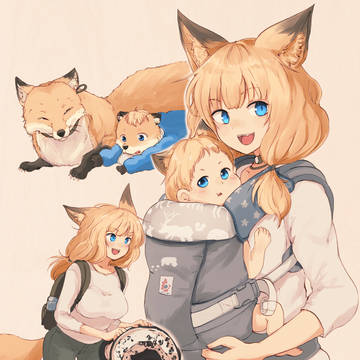 『狐のお嫁ちゃんと息子ちゃん』準備号告知