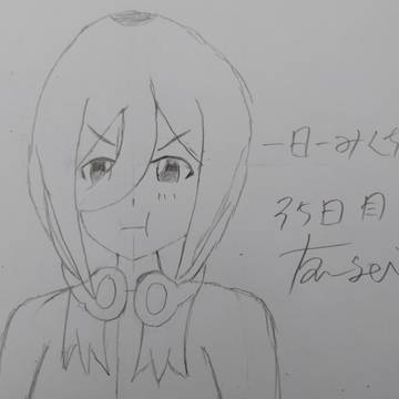 ムッて顔する三玖ちゃん
