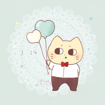 ホワイトデーな、ねこじろう