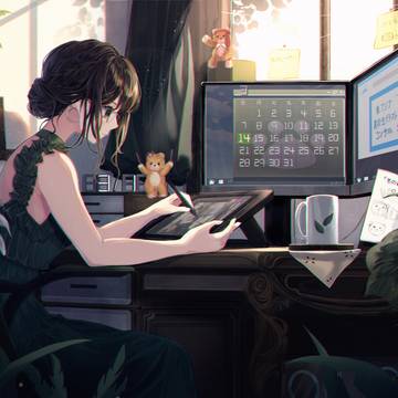 家族と一緒に