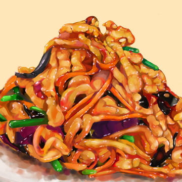 中華料理ー鱼香肉丝