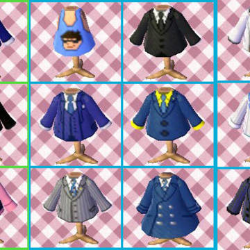 【おそ松さん】全松デート服とカラ松の服【とび森マイデザイン】