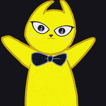 黄色の猫？
