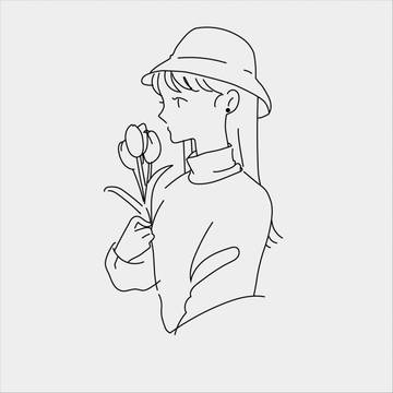 u