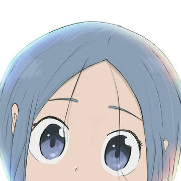 逆光マシマシニコニコ女の子