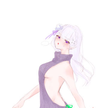 エミリア イラスト