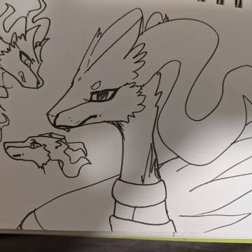 Reshiram doodle