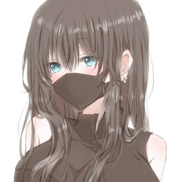 マスクのお姉さん♪