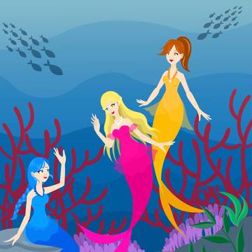 Mermaid & Ocean