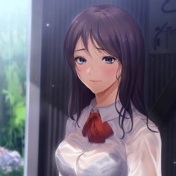 「……濡れちゃったね。」