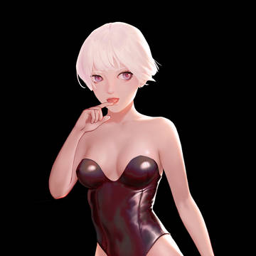 胶衣吐舌头