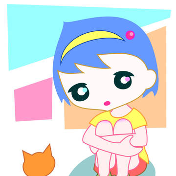 ちーちゃんとネコ