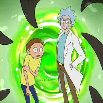 Rick and Morty - Lupin III Style