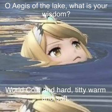 O Aegis of the lake..